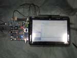 LPCXpresso by Embedded Artists with Eclipse development environment by Code Red Technologies and my laptop: the ultimate development environment 'on the go'